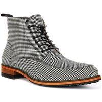 JUSTINREESS ENGLAND Men's 'Cavan' Canvas Ankle Boots | Size: 8