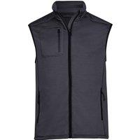 TEE JAYS Men's Fleece Stretch Body Warmer in Dark Grey | Size: 3XL