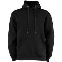 TEE JAYS Men's Hooded Cotton Blend Sweatshirt in Black | Size: Large