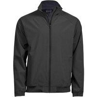 TEE JAYS Men's Club Jacket in Dark Grey | Size: Large