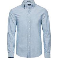TEE JAYS Men's Perfect Oxford Shirt in Light Blue | Size: 3XL