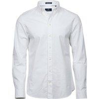TEE JAYS Men's Perfect Oxford Shirt in White | Size: 2XL