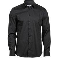 TEE JAYS Men's Stretch Shirt in Black | Size: Small