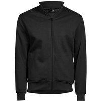 TEE JAYS Men's Plain Cardigan in Black | Size: XS