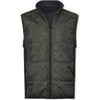 TEE JAYS Men's Hybrid Stretch Body Warmer in Dark Green | Size: XL