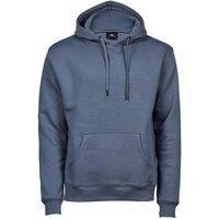 TEE JAYS Men's Hooded Cotton Blend Sweatshirt in Pale Grey | Size: XL