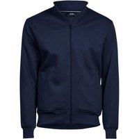 TEE JAYS Men's Plain Cardigan in Navy | Size: Large