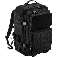 Bagbase Men's Molle Tactical Backpack in Black