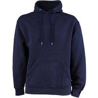 TEE JAYS Men's Hooded Cotton Blend Sweatshirt in Navy | Size: XL