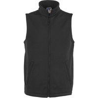 Russell Men's Smart Softshell Gilet Jacket in Black | Size: 2XL
