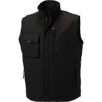 Russell Men's Workwear Gilet Jacket in Black | Size: 2XL