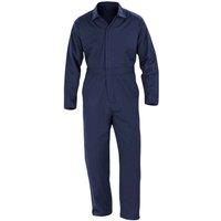 Result Men's Action Zip Front Overalls in Navy | Size: 3XL