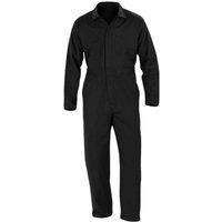 Result Men's Action Zip Front Overalls in Black | Size: Small