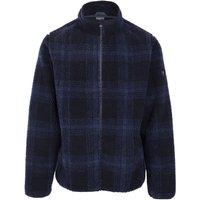 Trespass Men's Epperstone AT400 Checked Fleece in Navy | Size: Medium