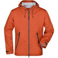 James and Nicholson Men's Outdoor Soft Shell Jacket in Orange | Size: 3XL