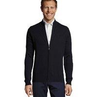 SOL'S Men's Gordon Knitted Zipped Cardigan in Navy | Size: Small