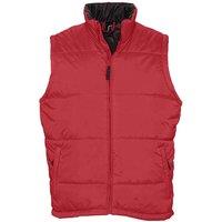 SOL'S Men's Warm Gilet in Red | Size: Large