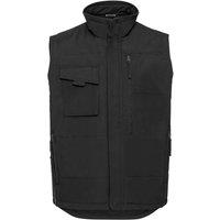 Russell Men's Heavyweight Work Gilet in Black | Size: XS