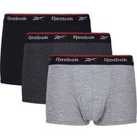 Reebok Men's Redgrave Sports Boxer Shorts (Pack of 3) in Black | Size: Large