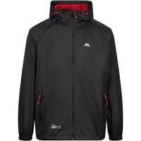 Trespass Men's Qikpac Waterproof Jacket in Black | Size: 3XL