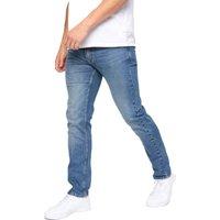 Bewley&Ritch Men's Abingdon Mid Wash Slim Jeans in Blue | Size: 36S