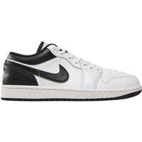 Nike Men's Air Jordan 1 Leather Low Trainers in White | Size: 11