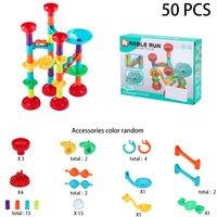 Living and Home 50Pcs Marble Run Race Track Toy Set Construction Building Blocks Toys