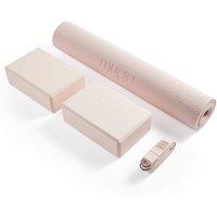 Myga Yoga Entry Mat, Strap & Pair of Blocks in Pink