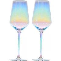 AddLiquid Rainbow Wine Glass (Set of 2) | Size: 100 cm