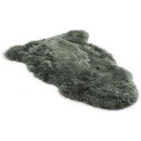 Infinity Leather Genuine Sheepskin Natural Soft Fluffy Real Wool Rug in Green | Size: 90 cm x 60 cm