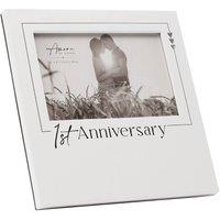 Amore by Juliana Wedding Gift Photo Frame 1st Anniversary - 6 x 4 in White