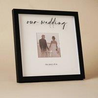Amore by Juliana Wedding Gift Black Wide Frame Our Wedding 4 x 4