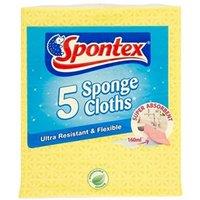 Spontex Sponge Cloth 5pk