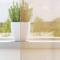 Berkfield Home Voile Curtains with Grommets 2 pcs Sand in Light Sand
