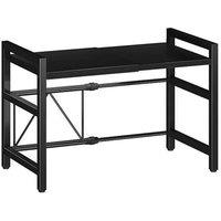 FORGEVIO Adjustable Microwave Oven Stand Suitable for the Kitchen in Black