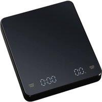 NESTLUNE Digital Coffee Scale with Timer & LCD Display in Black | Size: 100 cm x 15 cm