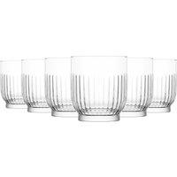 LAV Tokyo Whiskey Glasses - 330ml - Clear - Pack of 6
