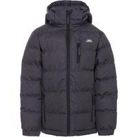 Trespass Boy's Tuff Hooded Jacket in Dark Grey | Size: 3-4 Years