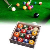 FLAVORA Regulation 2" 16 Spots Stripes Pool Balls in Black | Size: 0-12 m