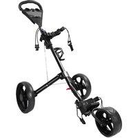 FLAVORA 3 Wheel Foldable Lightweight Golf Trolley in Black | Size: 0-12 m