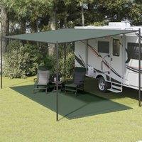 Berkfield Home Tent Carpet 250x550 cm Dark Green HDPE in Black