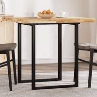 Berkfield Home Table Top Square 80x80x4 cm Solid Wood Acacia in Brown | Size: 80 x 80 x 4 cm