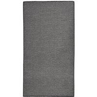 Berkfield Home Outdoor Flatweave Rug 80x150 cm Grey | Size: 100 cm diameter