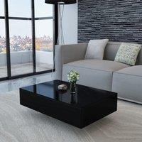 Berkfield Home Coffee Table High Gloss Black