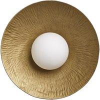 Industville Flume Diffuser Wall Light - 12 Inch in Metallic Gold | Size: 12 inches