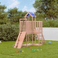 Berkfield Home Outdoor Playset Solid Wood Douglas in Brown