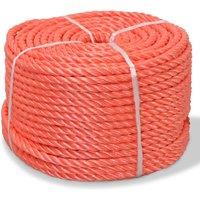Berkfield Home Boat Rope Orange 2 mm 25 m Polypropylene