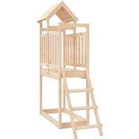 Berkfield Home Outdoor Playset 53x110x214 cm Solid Wood Pine in Brown | Size: 53 x 110 x 214 cm