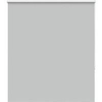 Berkfield Home Roller Blind Blackout Light Grey 130x130 cm Fabric Width 126.6 cm Polyester