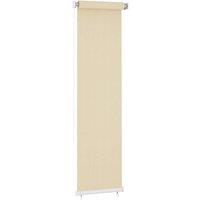 Berkfield Home Outdoor Roller Blind Cream 60x230 cm HDPE